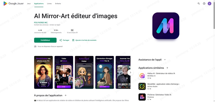 Application 4 pour modifier des animations photo