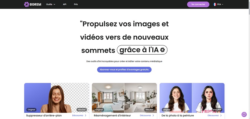Outil de suppression de fond vidéo - BgRem
