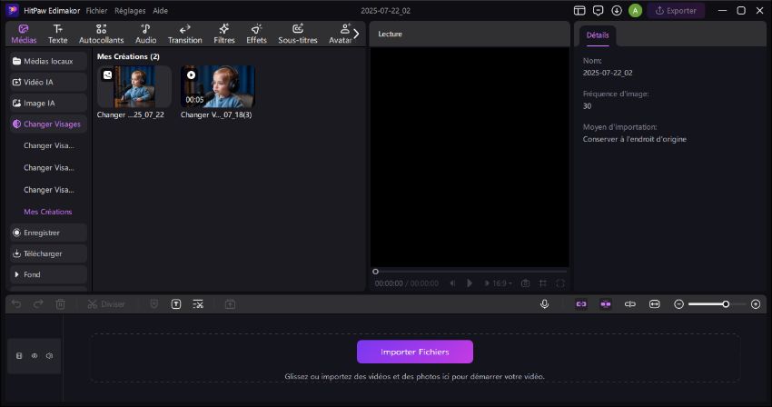 vidéo deepfake générée