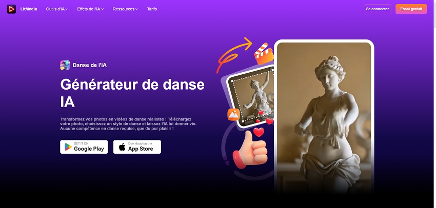 chat danse IA générateur