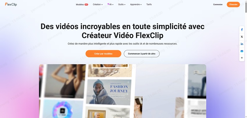 application changer visage Flexclip