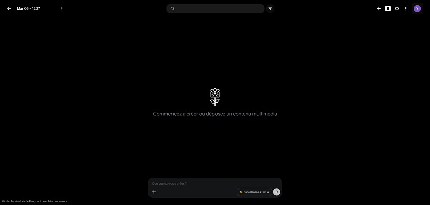 Comment créer des vidéos avec Flow AI - étape 2