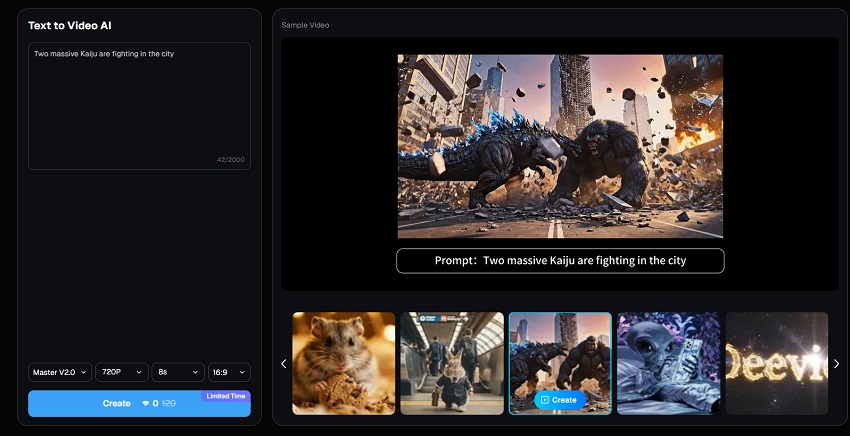 Comment créer des vidéos IA avec Deevid AI - étape 3