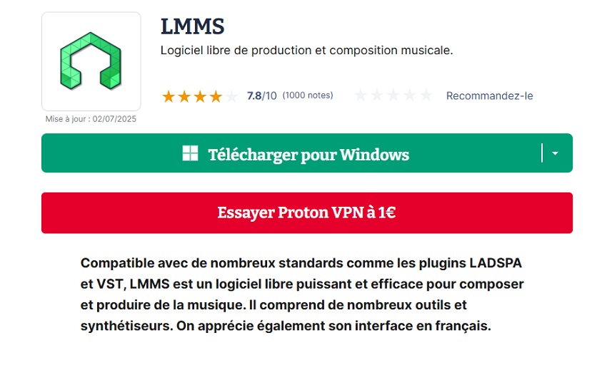 Top 1 des logiciels de composition gratuits