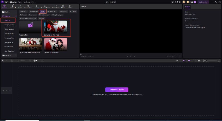 Filtre de Noël IA edimakor 1