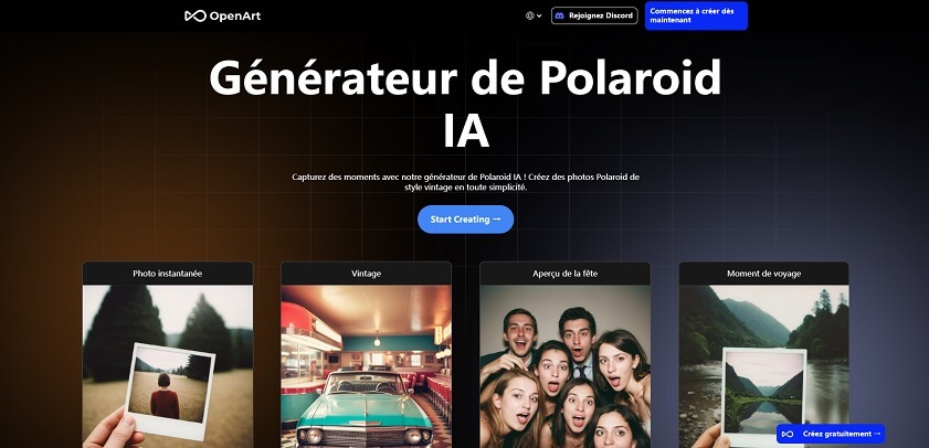 Application photo effet polaroïd gratuit - OpenArt