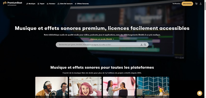 Musique de fond YouTube Premiumbeat