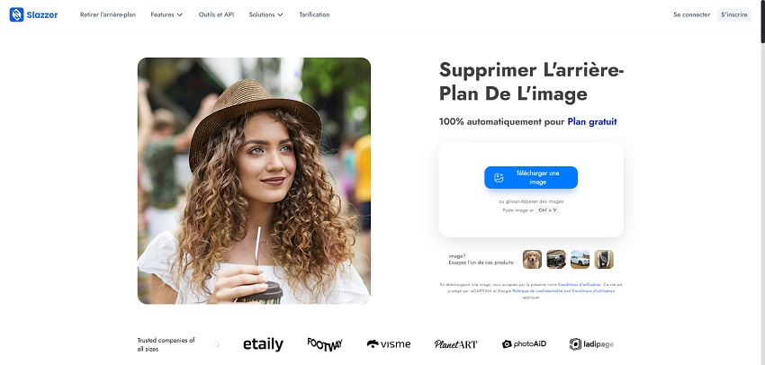 6.Site de suppression de fond d'image - Slazzer
