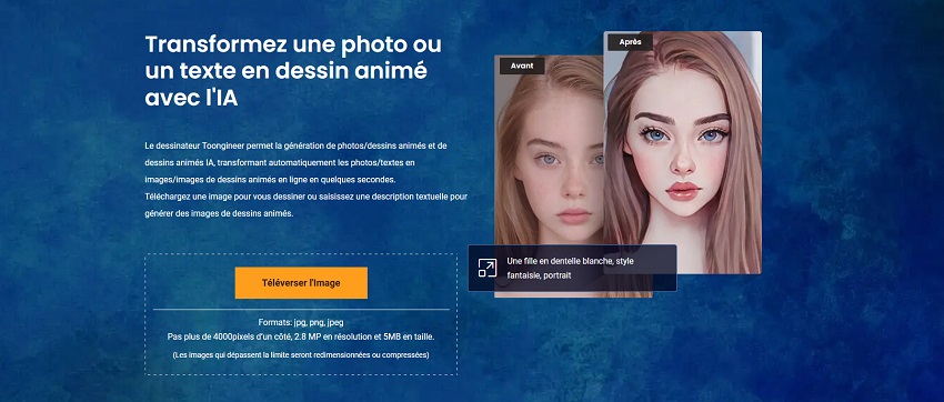 Site 2 d'effets d'animation photo