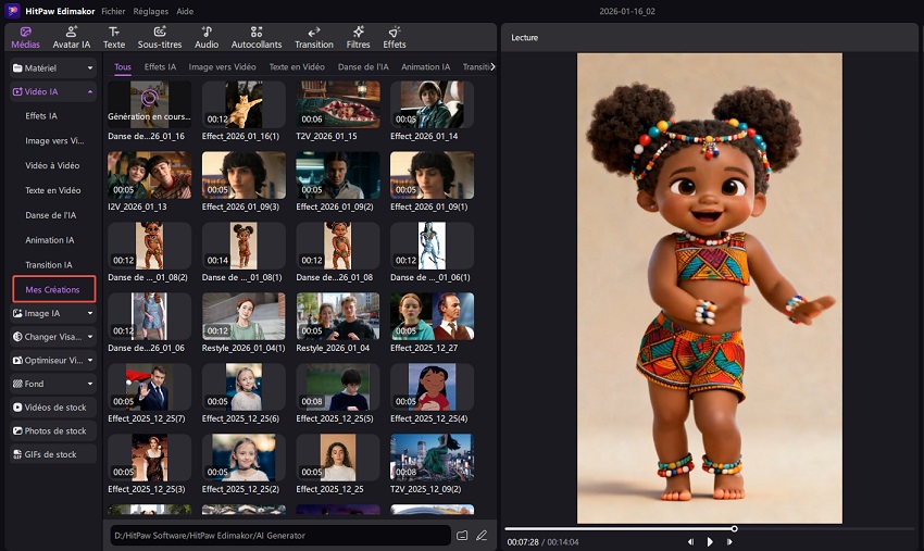 tendance danse de bébé IA prompt edimakor 3