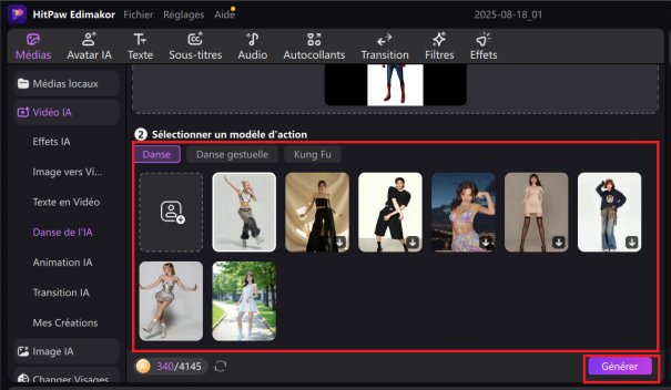 faire danser une photo