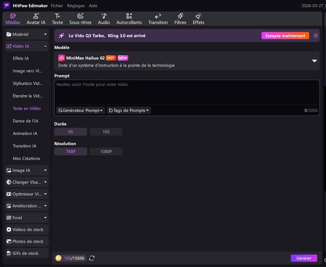 Comment générer des vidéos IA à l'aide de Vidu Q3 2