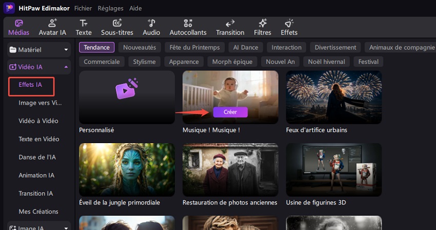 tendance danse de bébé IA prompt edimakor