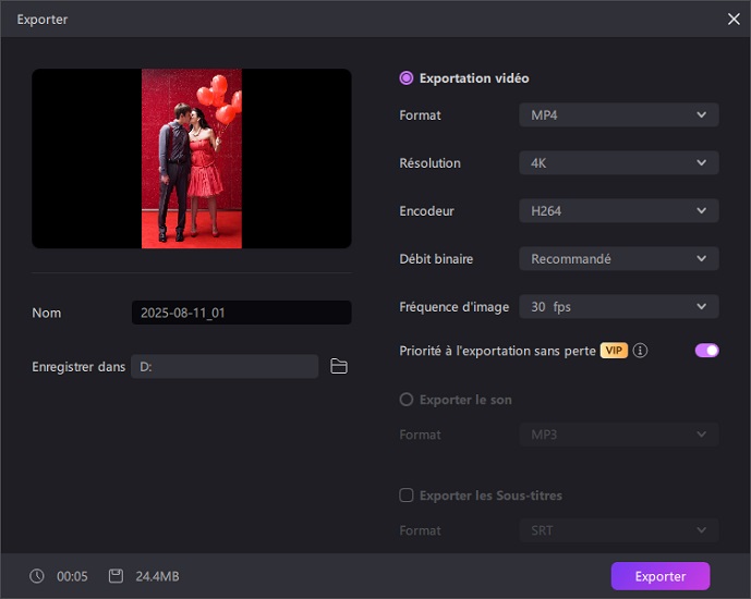 application de photos de mariage IA