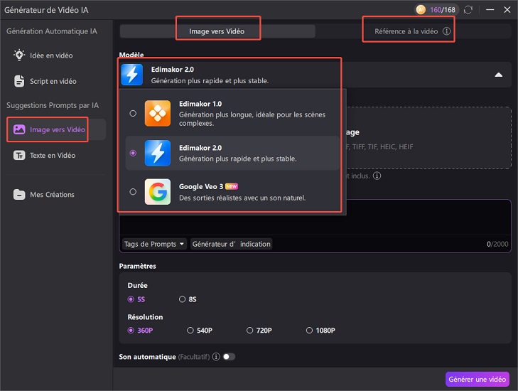 HitPaw Edimakor est un générateur d'images en vidéo doté de fonctionnalités similaires à celles de Google AI Video Generator