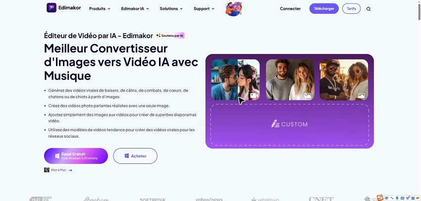 Logiciel pour créer des animations photo