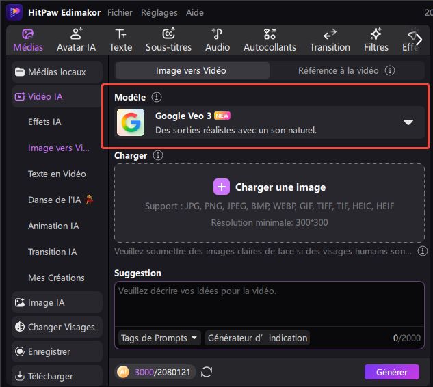 edimakor éditer vidéo kiss ia