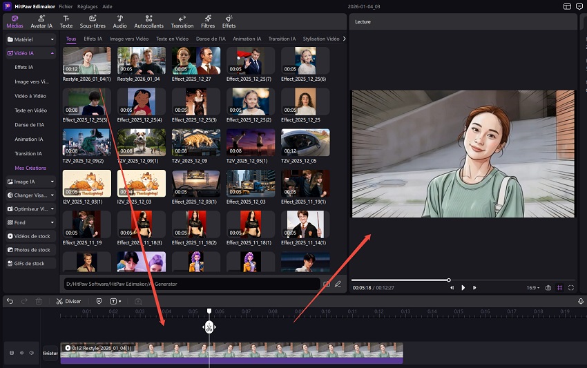 générateur d'IA de style webtoon