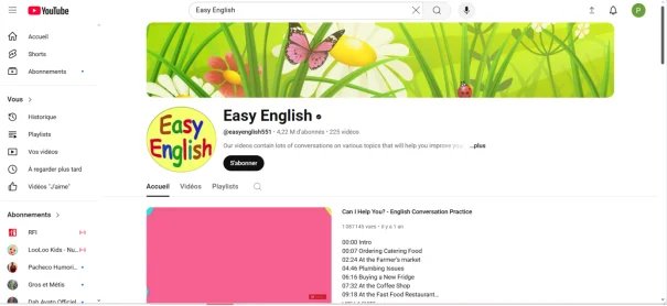 meilleur chaine youtube pour apprendre l anglais