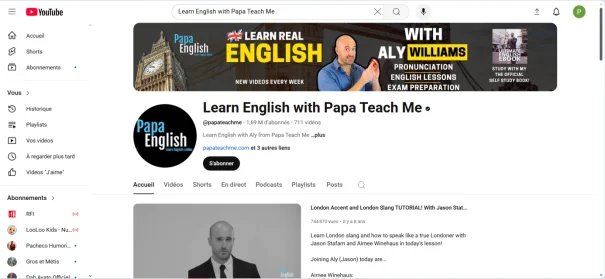 meilleur chaine youtube pour apprendre l anglais