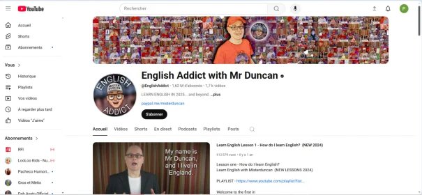 meilleur chaine youtube pour apprendre l anglais