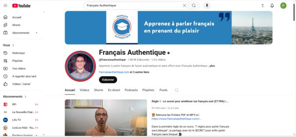 Français Authentique pour apprendre le français