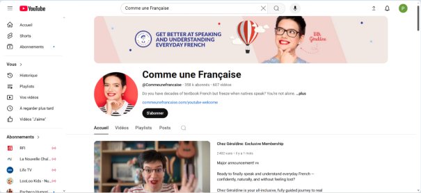 apprendre le français