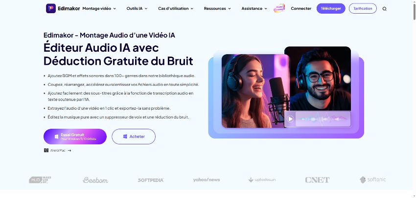Programme de montage musical YouTube