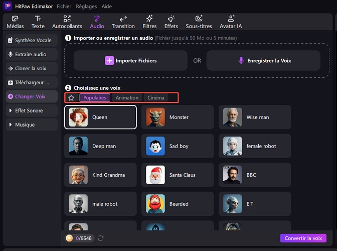 Edimakor logiciel modificateur de voix 3