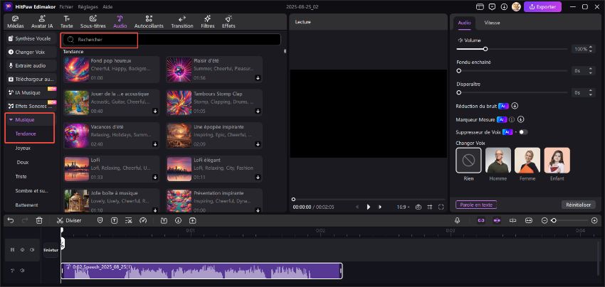 edimakor doubler vidéo avec une nouvelle voix off