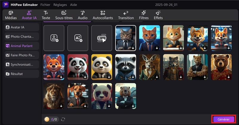 avatar animal generer