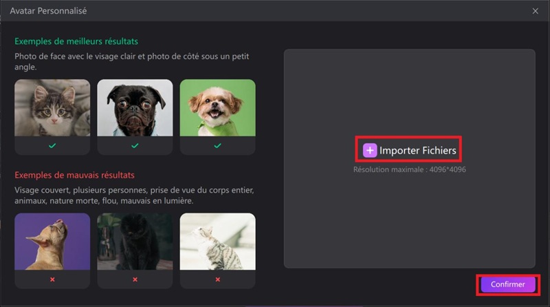 avatar animal personnaliser