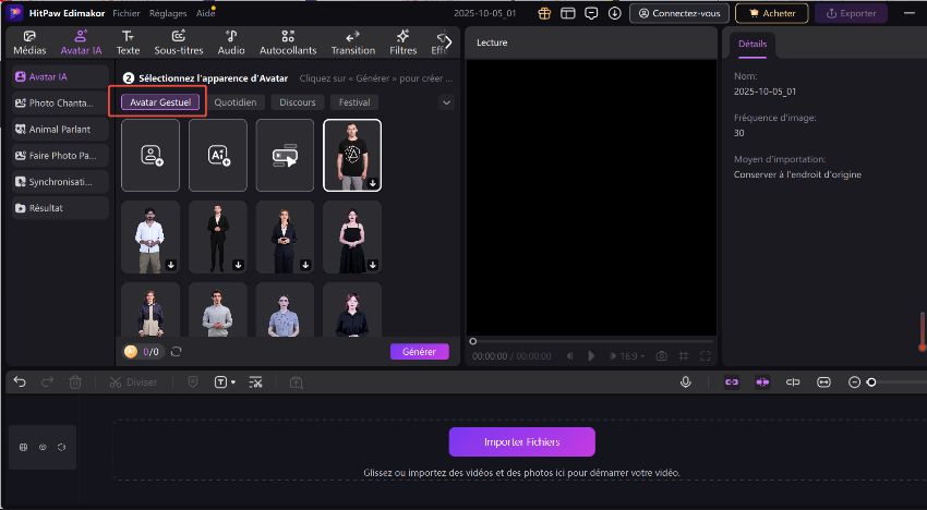 meilleur générateur de vidéo IA avec avatar humain
