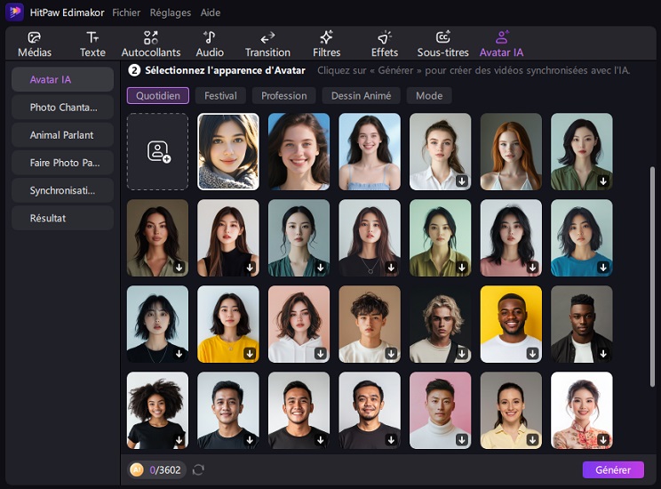 influenceur généré par l'IA