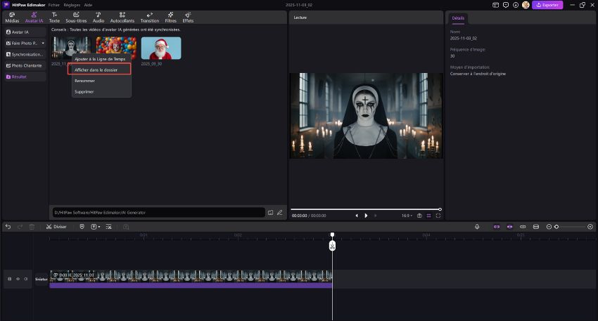 Résultats de recherche d'avatars parlants IA pour Halloween