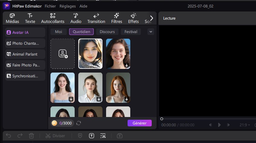créer une vidéo virale de podcast pour bébé - utiliser les modèles intégrés