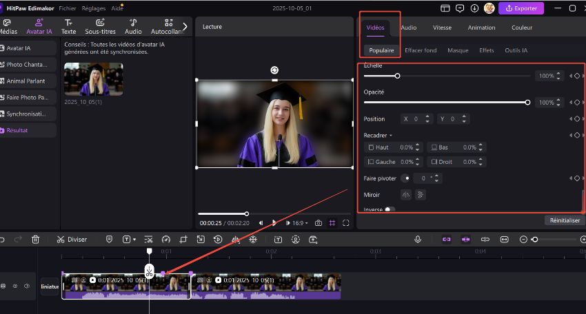 panneau d'images clés