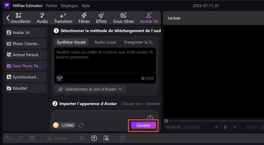 edimakor synchronisation labiale photo et vidéo