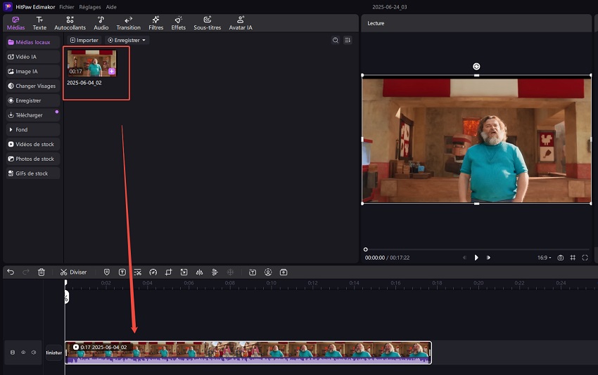 edimakor supprimer l’arrière-plan vidéo