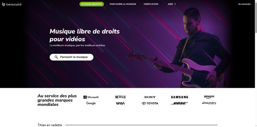 bensound musique