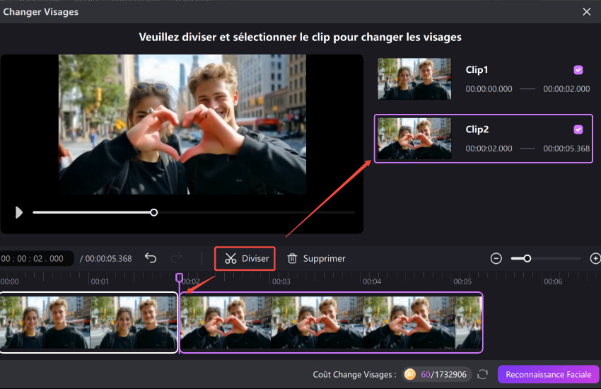 face swap edit video file