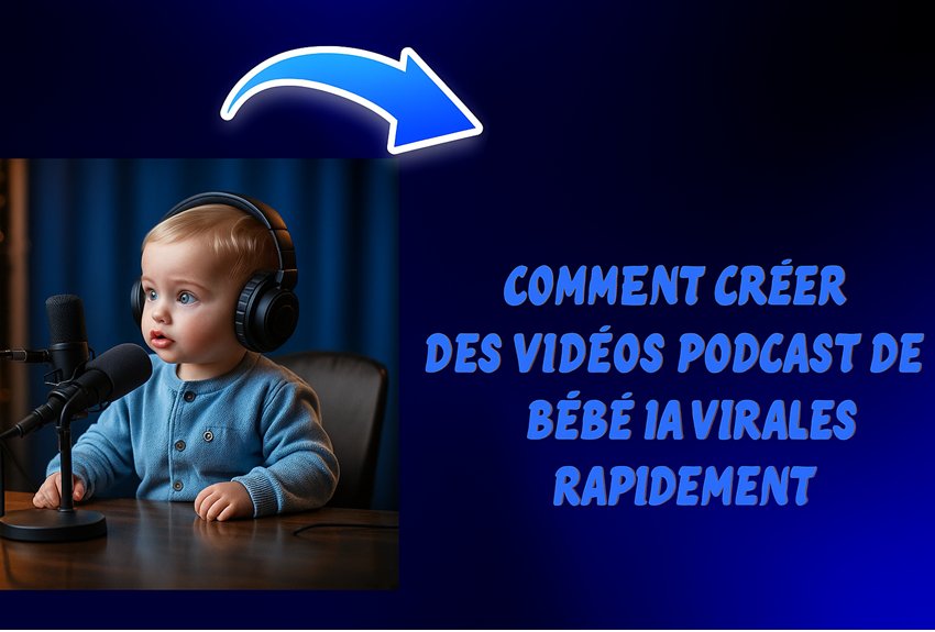 créer une vidéo virale de podcast pour bébé