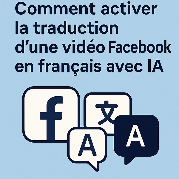 traduire une vidéo facebook en texte