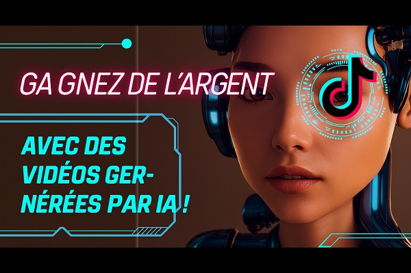 gagner de l'argent avec des vidéos tiktok ia