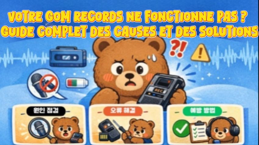 Enregistreur vocal d'ours ne fonctionne pas