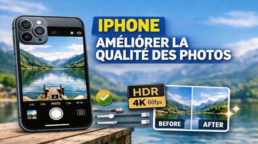 améliorer qualité photo iphone