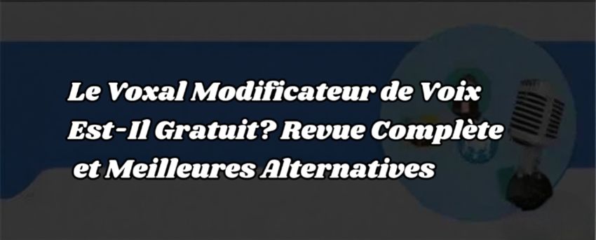 changeur de voix voxal