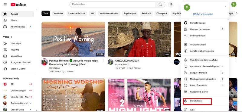 créer une chaîne YouTube 2