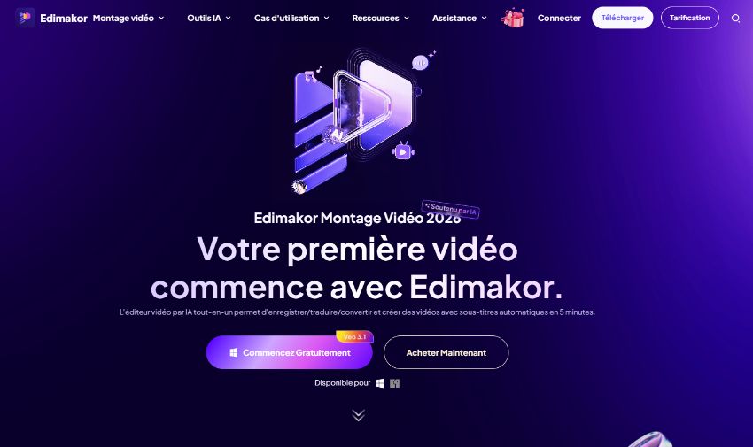 Logiciel de création vidéo IA