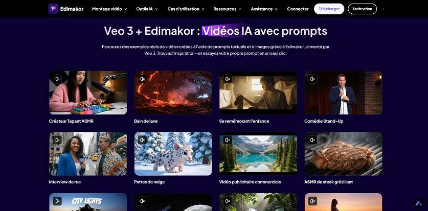 Outil recommandé pour créer des vidéos ASMR fruit en verre - Edimakor
